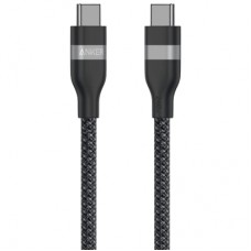 Дата кабель USB-C to USB-C 1.8m 240W upcycled-braided black Anker (A82E2H12)