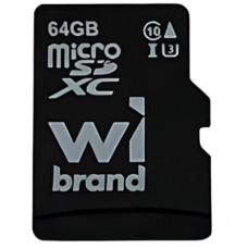 Карта пам'яті Wibrand 64GB mictoSD class 10 UHS-II (U3) V10 Read 80/Write 30 (WICDXU3/64GB)