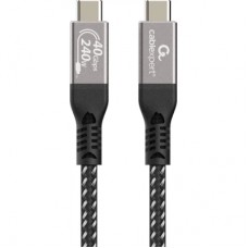 Дата кабель USB-C to USB-C 0.5m USB4 240W 8K60Hz 40Gbps Cablexpert (CCBP-USB4-CMCM240-0.5M)