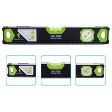 Рівень Alloid Pro, 40см, 3 капсули, з магнітом, бокове вікно (LD-007040)