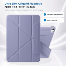 Чохол до планшета BeCover Ultra Slim Origami Magnetic Apple iPad Pro 11" M5 2025 Deep Purple (715952)