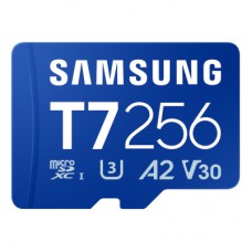 Карта пам'яті Samsung 256GB microSDXC class 10 UHS-I U3 V30 A2 T7 (MB-MB256T/WW)