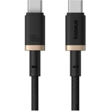 Дата кабель USB-C to USB-C 1.0m 100W gold/black Baseus (P10377803U01-00)
