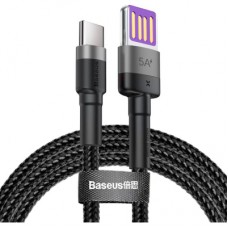 Дата кабель USB AM to USB-C 1.0m 40W gray/black Baseus (CATKLF-PG1)