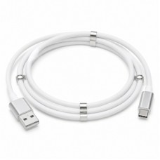 Дата кабель USB 2.0 AM to USB-C 1.0m 2.4A white XoKo (XK-UTC-001-WH)