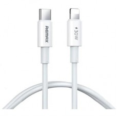 Дата кабель USB-C to Lightning 2.0m 30W white Remax (6954851230397)