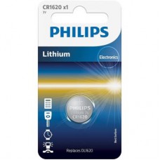 Батарейка Philips CR1620 PHILIPS Lithium (CR1620/00B)