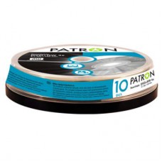 Диск DVD PATRON 4.7Gb 4x CAKE BOX 10 (INS-D026)