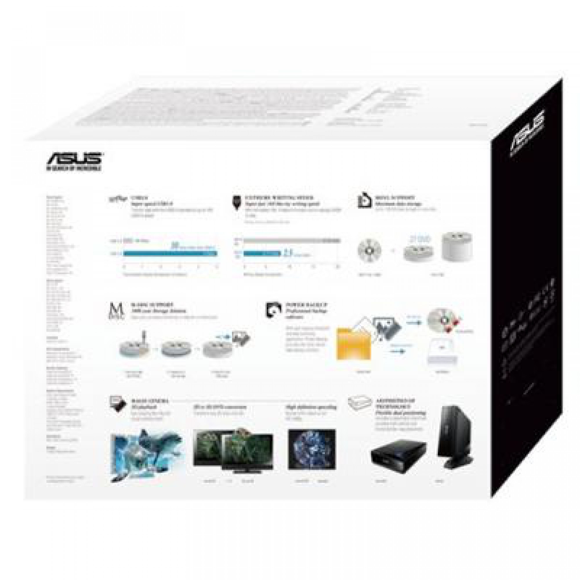 Оптичний привід Blu-Ray/HD-DVD ASUS BW-16D1H-U PRO/BLK/G/AS/PDVD