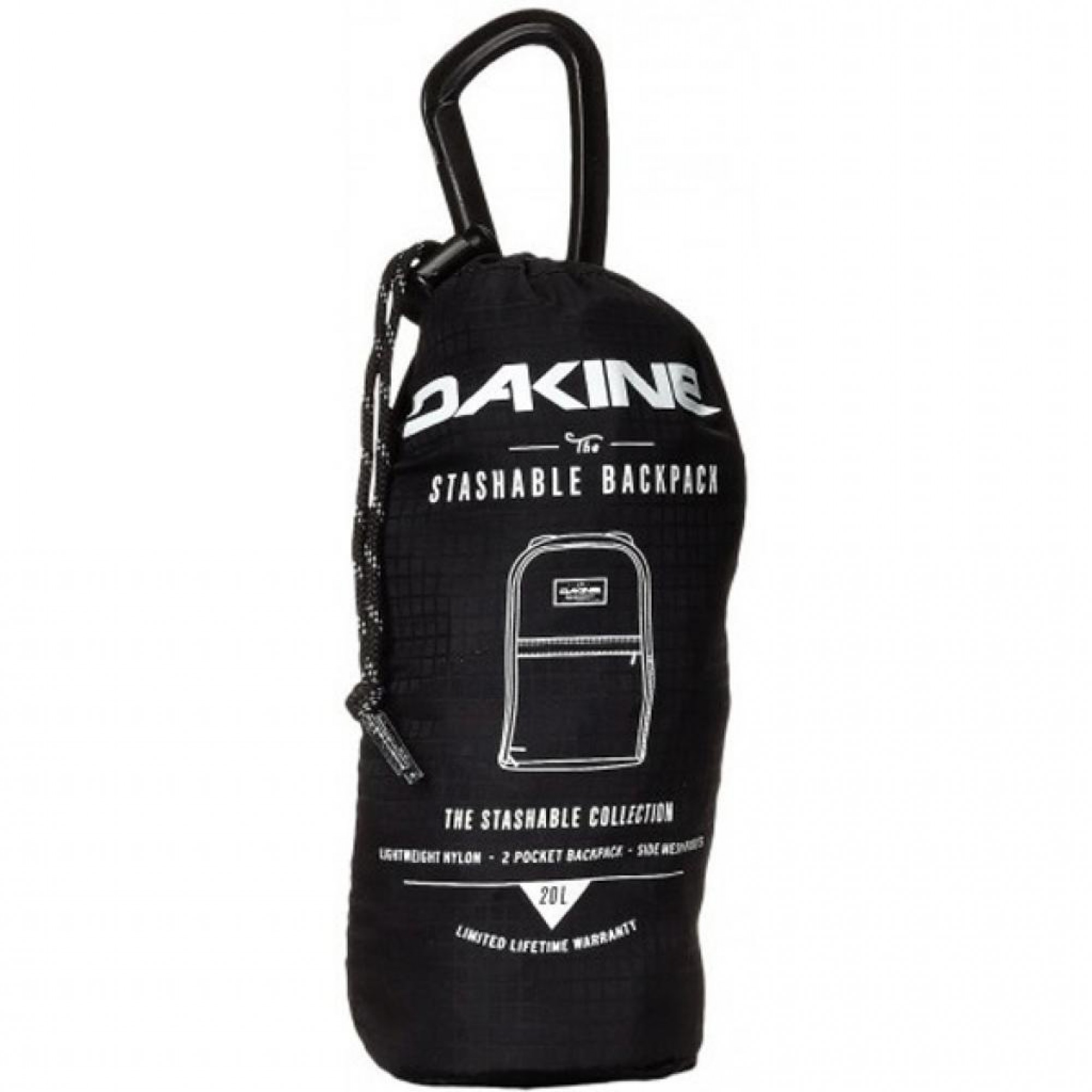 Рюкзак Dakine Stashable Backpack 20L Black 8130-101 (610934903614)