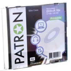 Диск DVD PATRON 4.7Gb 16x SLIM box 10шт PRINTABLE (INS-D035)