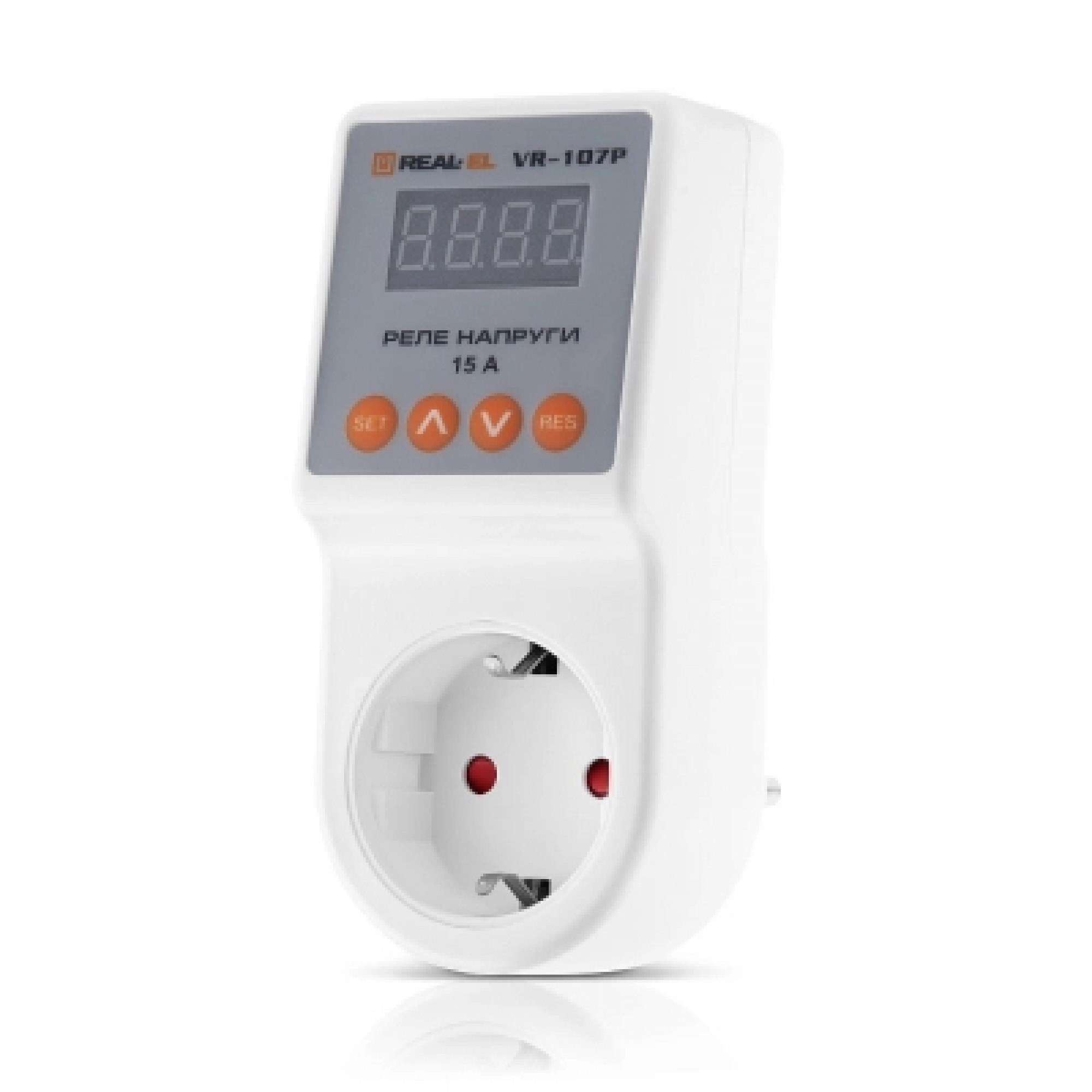 Реле напруги REAL-EL VR-107P, white (EL122300008)