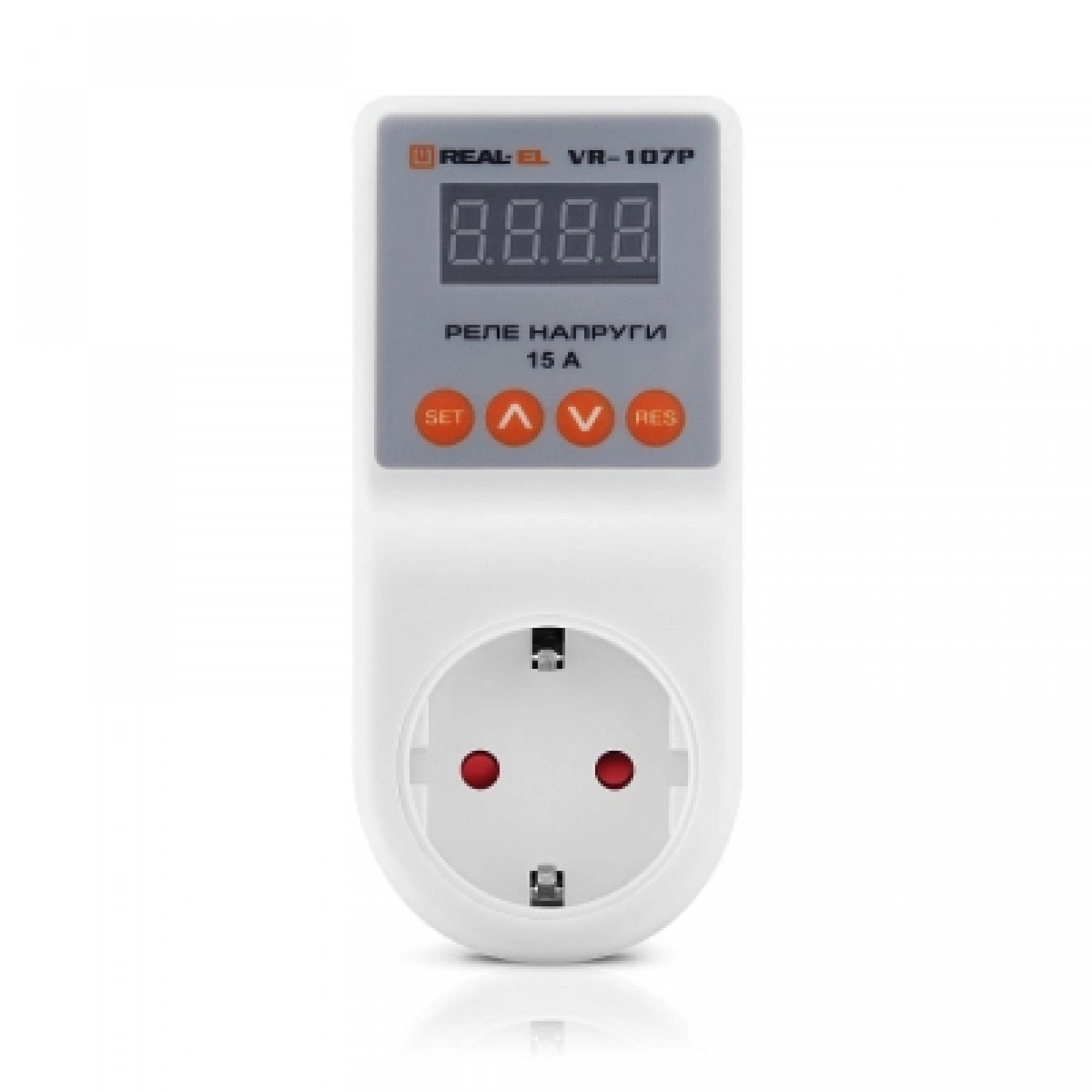 Реле напруги REAL-EL VR-107P, white (EL122300008)