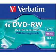 Диск DVD Verbatim 4.7Gb 4x Slim Case 20шт (43764)