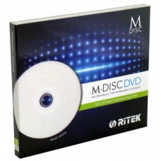 Диск DVD RITEK 4.7Gb 4X Jewel 1 pcs Printable M-DISC (90Y31IARTK001)