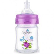 Пляшечка для годування BayBy 120 мл 0 мес+ фиолетовый (BFB6100)