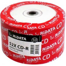 Диск CD RIDATA 700MB 52X Bulk50 (901OEDRRDA168)