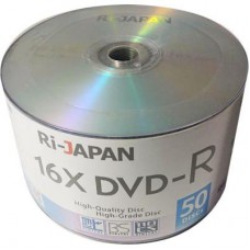 Диск DVD RIDATA 4.7GB 16x Ri-JAPAN Bulk 50 шт DVD-R (907WEDREML001)