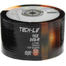 Диск DVD RIDATA 4,7Gb 16x Bulk 50 pcs, TECH-LV DVD-R (907WEDRSAY005)