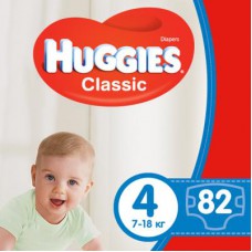 Підгузок Huggies Classic 4 Giga 82 шт (5029053547299)