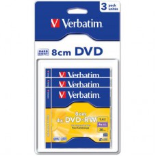 Диск DVD Verbatim mini 1.4Gb 4X Blister 3шт (43594)