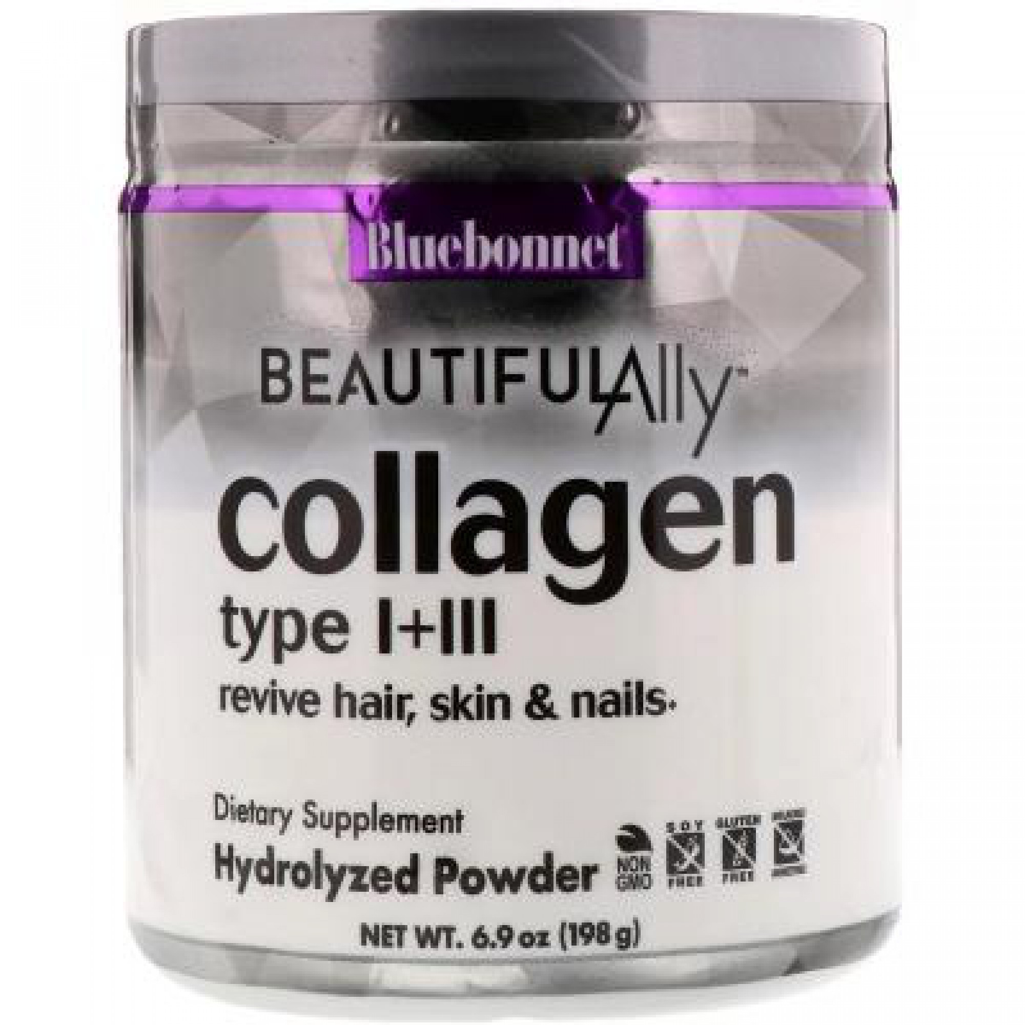 Вітамін Bluebonnet Nutrition Колаген 1 і 3 типу, Beautiful Ally, Collagen Type I + III, п (BLB1508)
