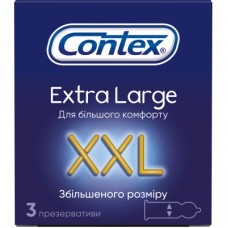 Презервативи Contex Extra Large XXL 3 шт. (5060040300077)