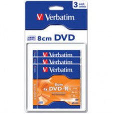 Диск DVD Verbatim 1.4Gb 4X MattSilver Hardcoated 3шт (43592)