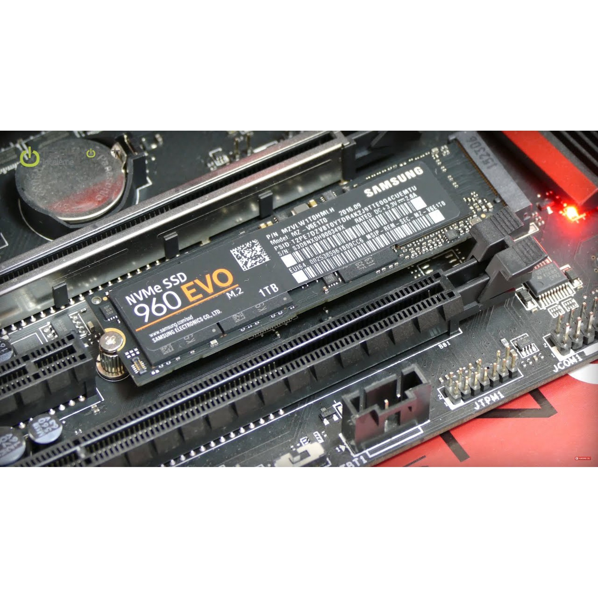 Накопичувач m2 SSD 250Gb Samsung 960 EVO m2SATA