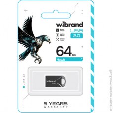 USB Flash накопичувач WiBrand 64Gb Hawk чорний