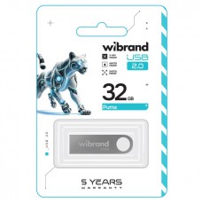 USB Flash накопичувач WiBrand 32Gb Puma сірий