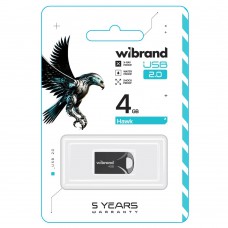 USB Flash накопичувач WiBrand 4Gb Hawk чорний