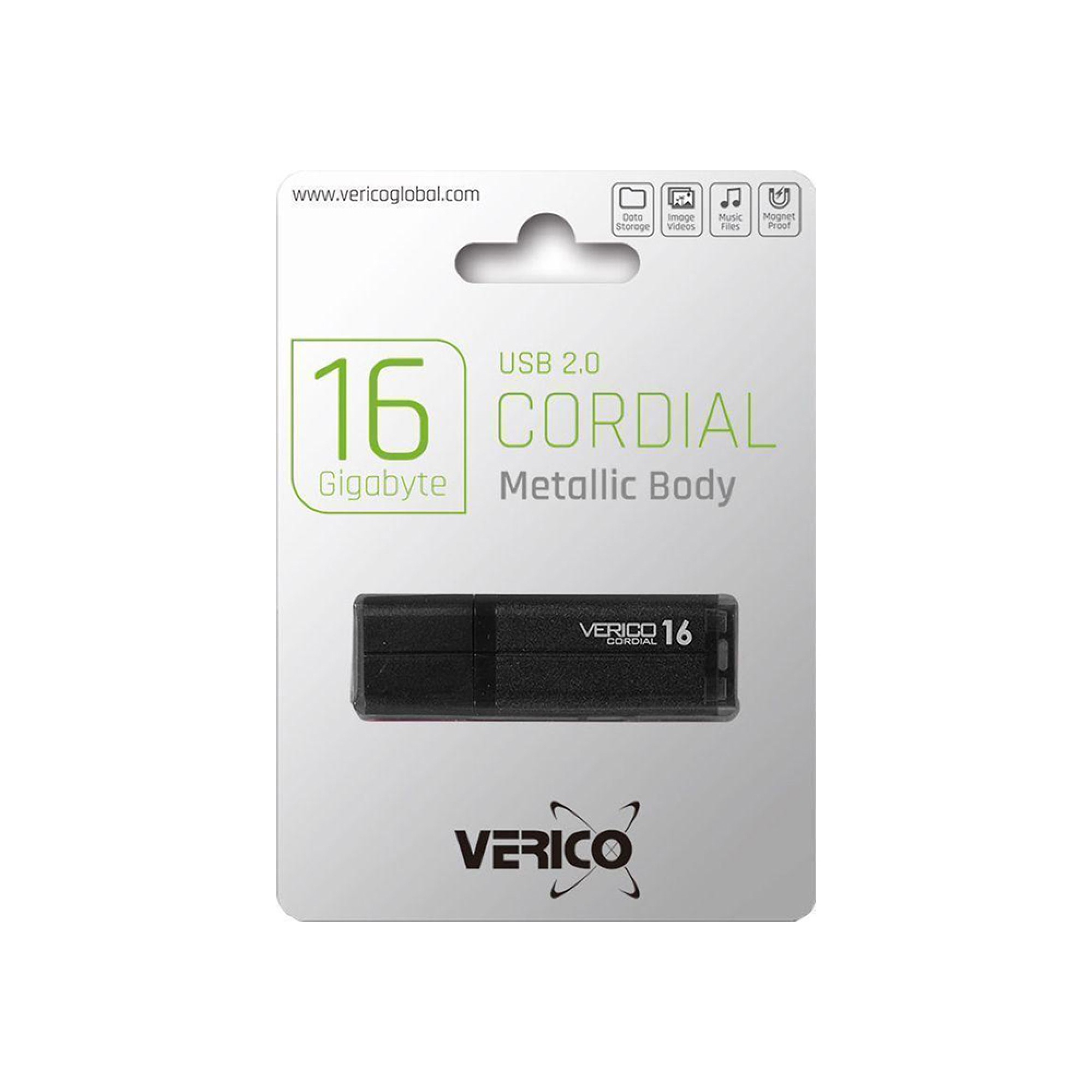 USB Flash накопичувач Verico 16Gb Cordial чорний