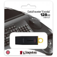 USB Flash накопичувач Kingston 128Gb Exodia USB 3.2 чорний