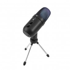 Мікрофон Havit HV-GK51 з RGB підсвіткою чорний