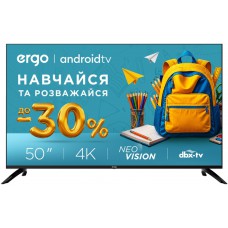 Телевізор Ergo 50" 50GUS6500