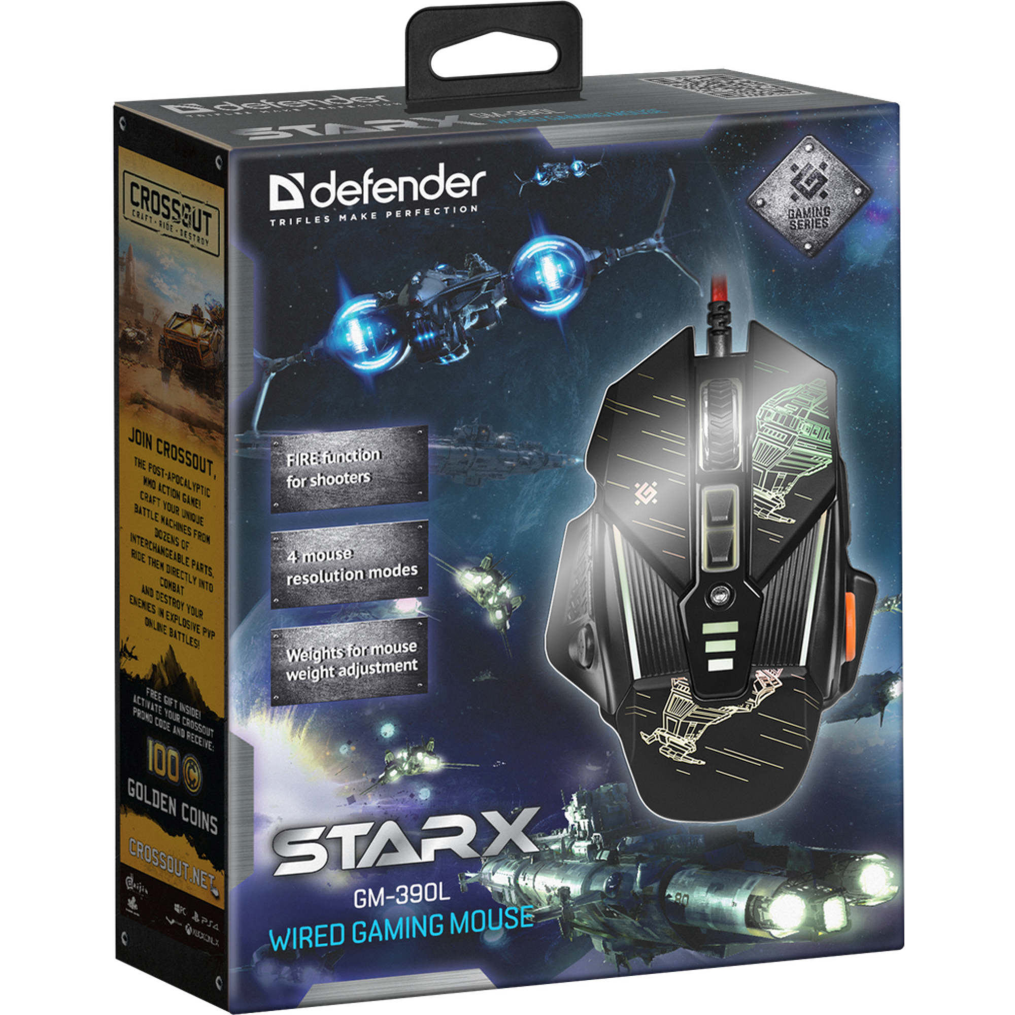 Мишка Defender Starx GM-390L USB чорний