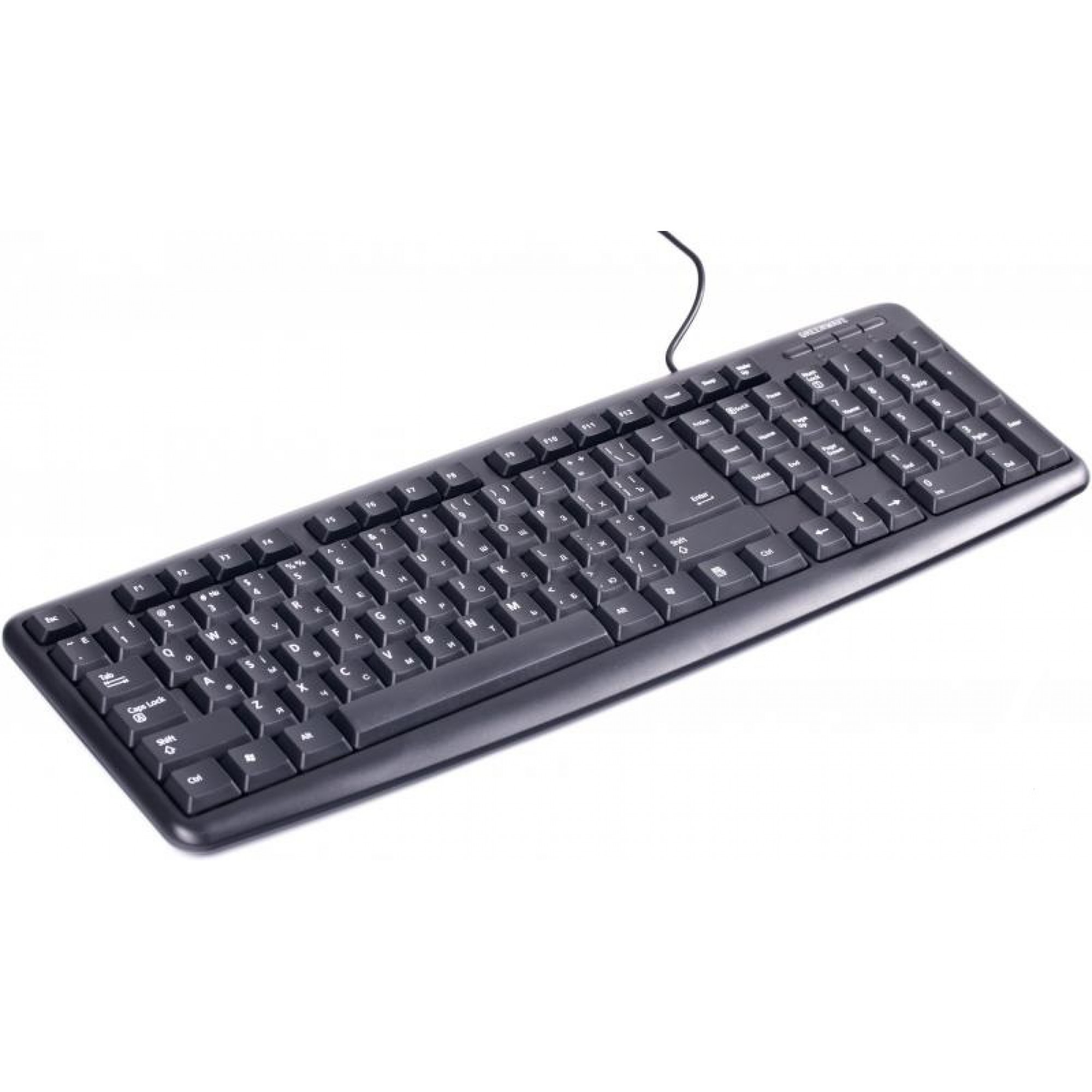 Клавіатура мультимедійна GreenWave Standard 105 USB чорний