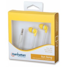 Навушники Manhattan In-Ear Color Accents - SunSong жовтий