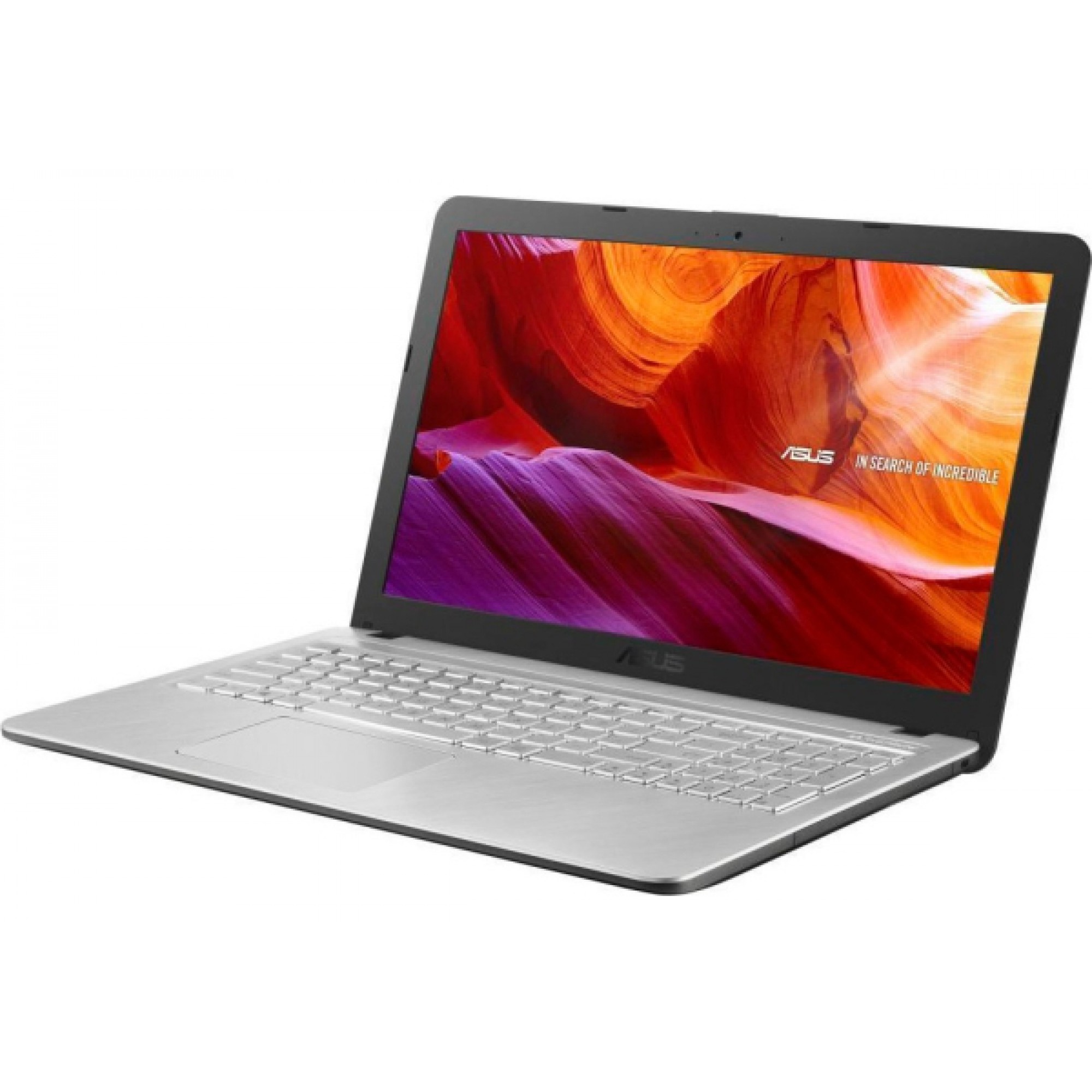 Asus X543M Celeron 15.6"/n4000 (1.1- 2.6 )/4/500Gb/noODD/WiFi/Web/BT сріблястий