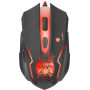 Мишка Defender Skull GM-180L USB чорний з килимком