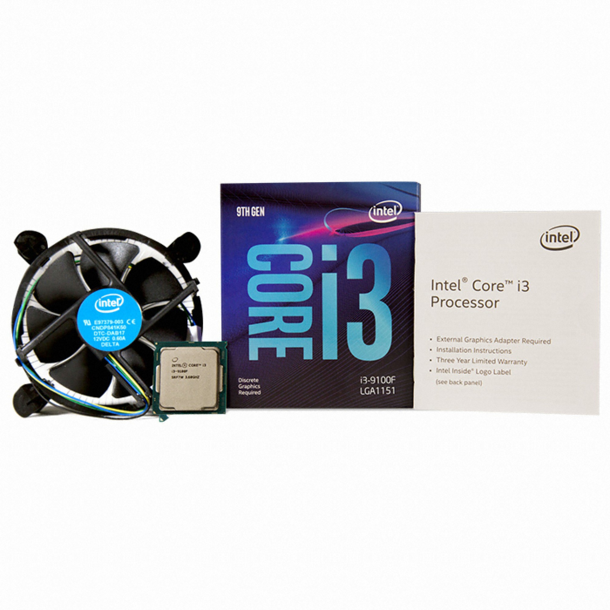 Процесор Intel Core I3-9100F 3.6Ghz LGA 1151