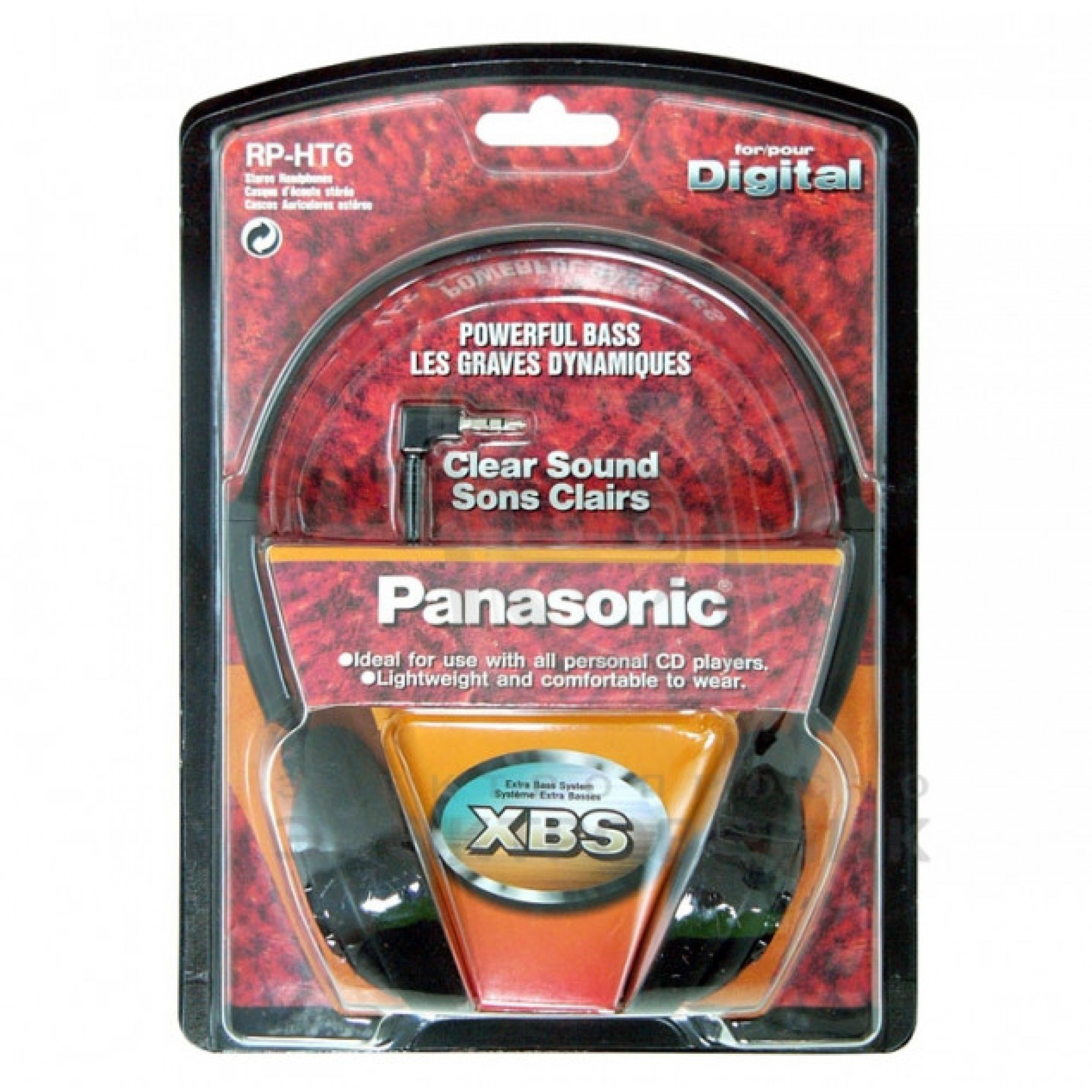 Навушники Panasonic RP-HT6E-K чорний