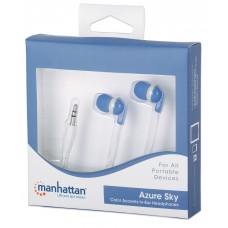 Навушники Manhattan In-Ear Color Accents - Azure sky синій