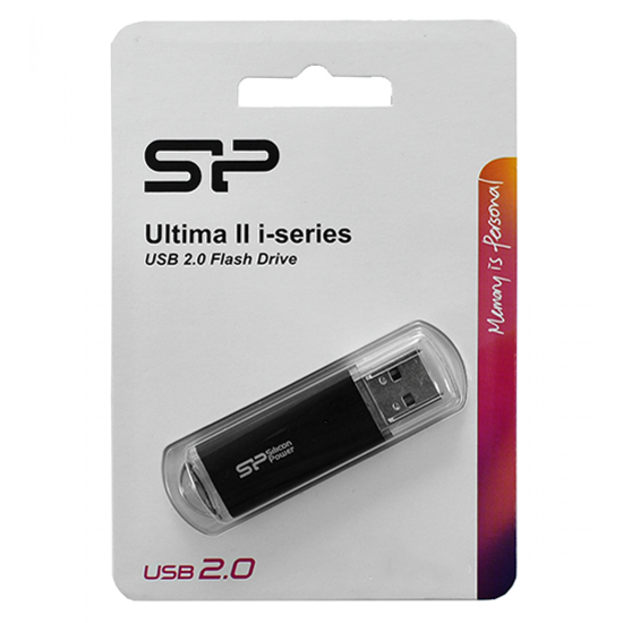 USB Flash накопичувач Silicon Power 32Gb Ultima II i-series чорний