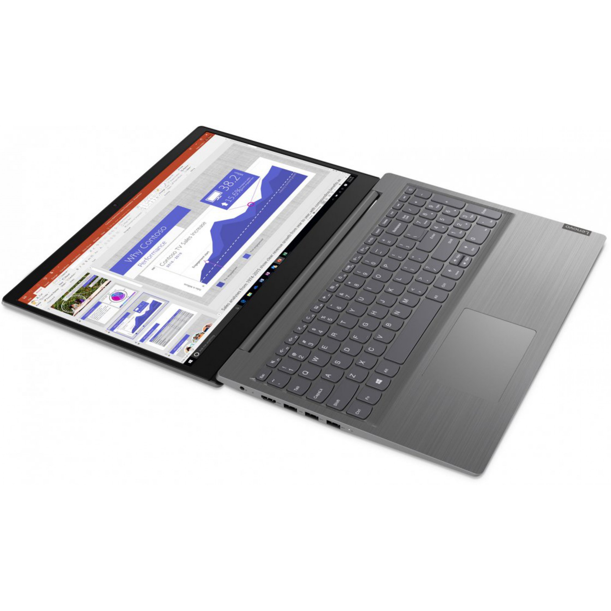 Lenovo V15 15.6"/i3-1005G1 (1.2-3.4)/8Gb/256F/MX330 2 ГБ/noODD/WiFi/Web/BT