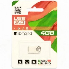 USB Flash накопичувач MiBrand 4Gb Hawk сірий