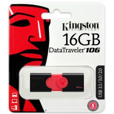 USB Flash накопичувач Kingston 16Gb DT106 USB 3.1 чорний