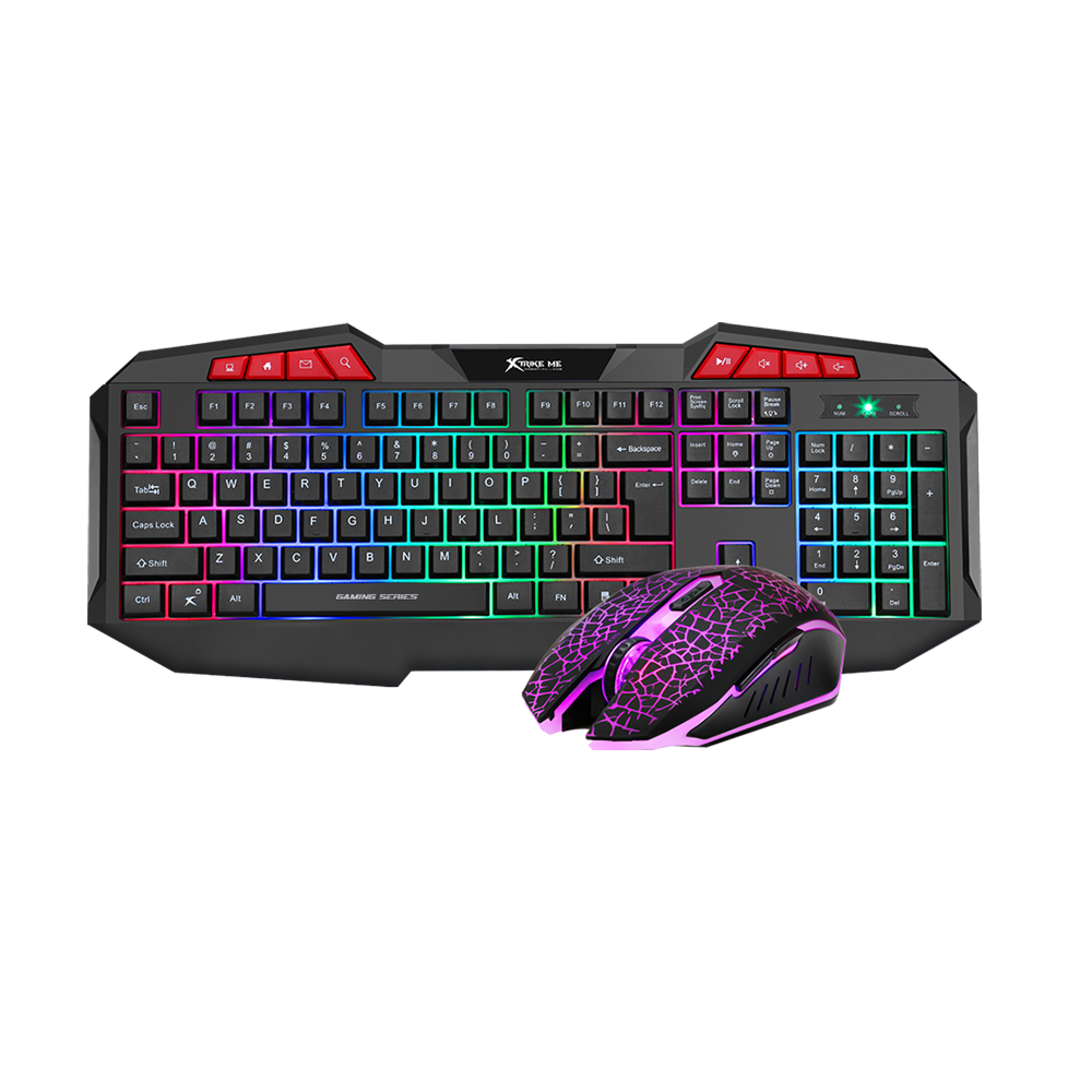 Клавіатура+мишка XTrikeME MK-503 з RGB підсвіткою