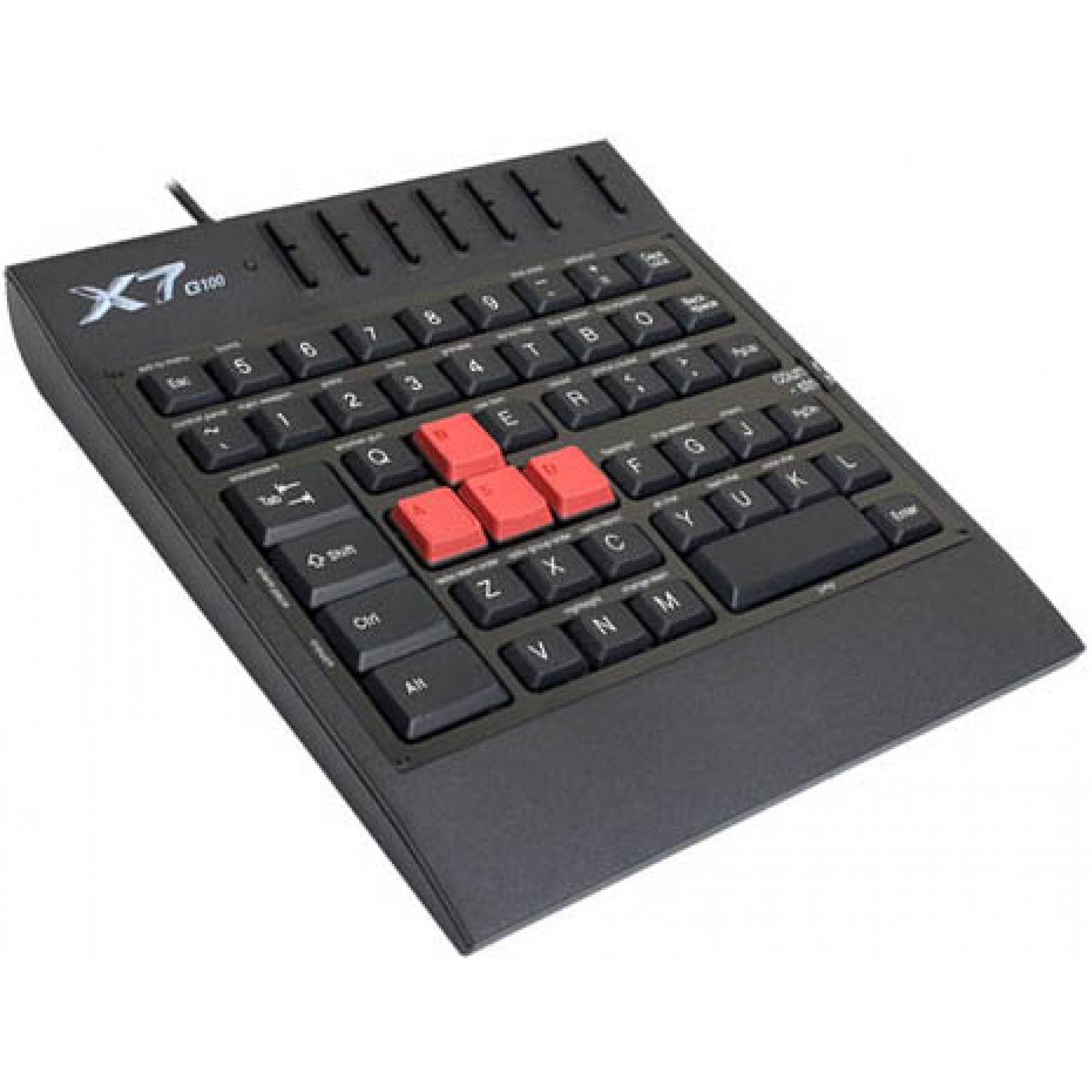 Клавіатура мультимедійна A4-Tech  X7 G100, USB, чорний